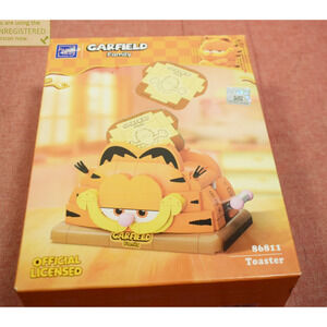 Pantasy Garfield Family Garfield Toaster Buildable Brick Block Set 86811 #